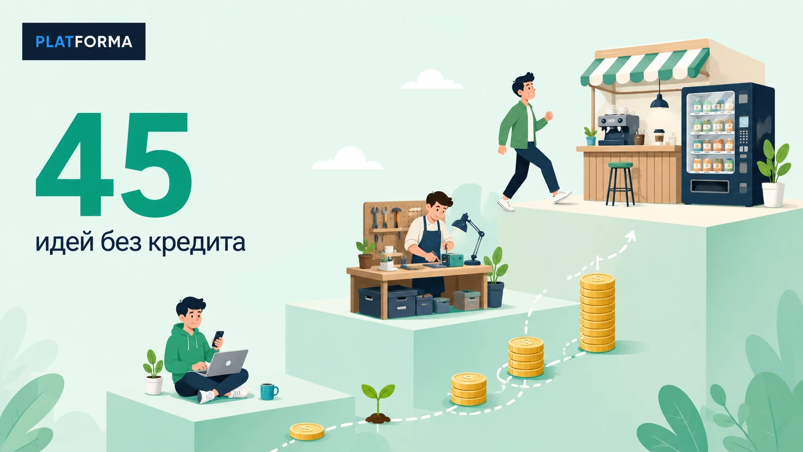 45 бизнес-идей с минимальными вложениями: что можно запустить без кредита