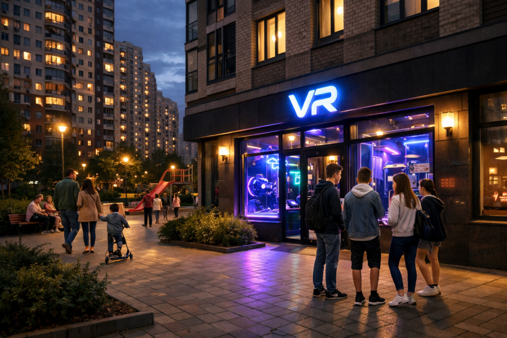 VR-клуб в спальном районе