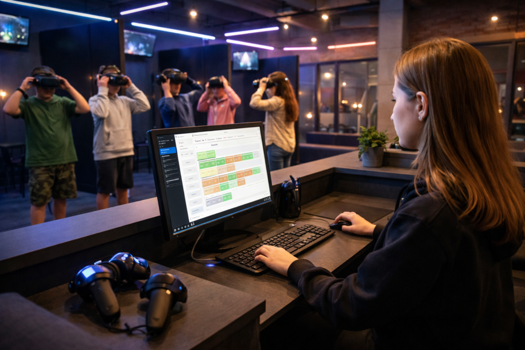 VR-клуб в спальном районе