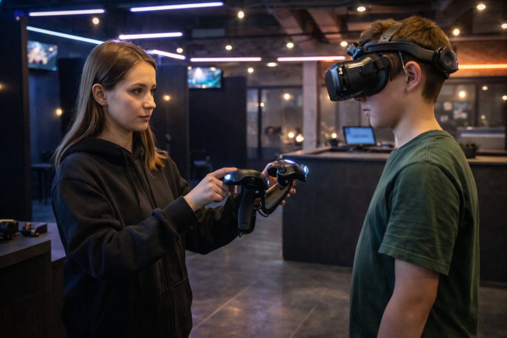 VR-клуб в спальном районе